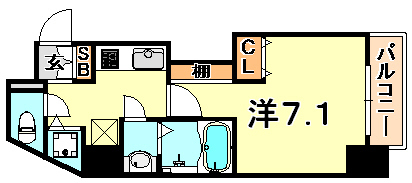 パシフィックレジデンス神戸八幡通 間取り