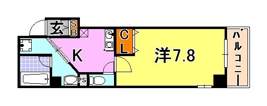 ルミナーレ中山手 間取り