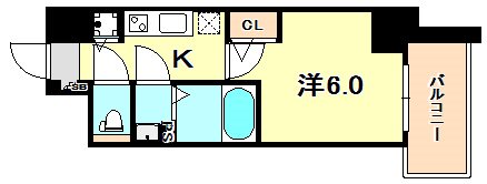 エスリード神戸三宮 間取り