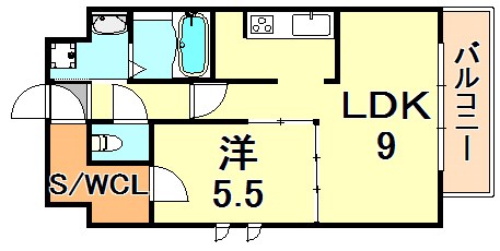 S-RESIDENCE神戸磯上通 間取り
