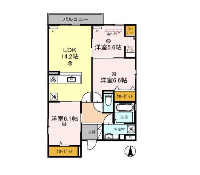 ヴェラ アズール 間取り