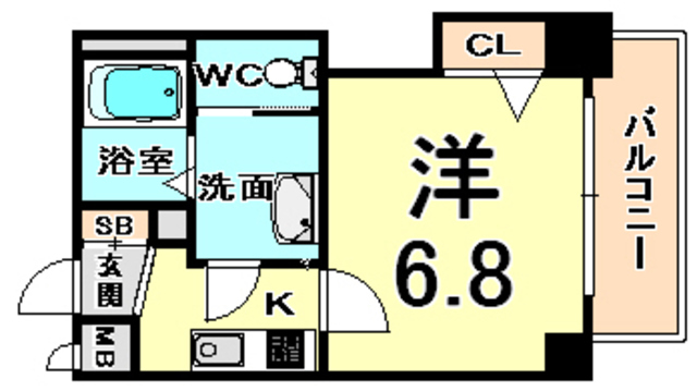 LUXE尼崎WEST 間取り