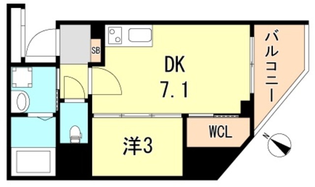 セレニテ神戸元町クレア 間取り