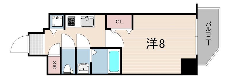 アドバンス三宮パルマ 間取り