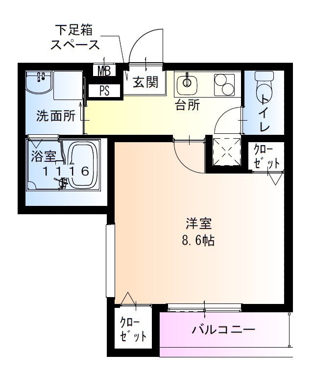 フジパレス尼崎三反田5番館 間取り