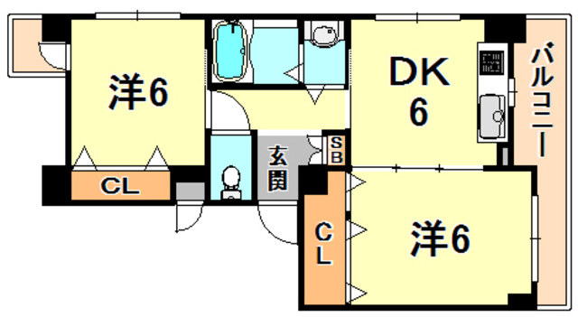 サンヴェール青谷 間取り