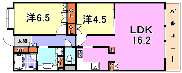 アーバネックス三宮磯辺通 間取り