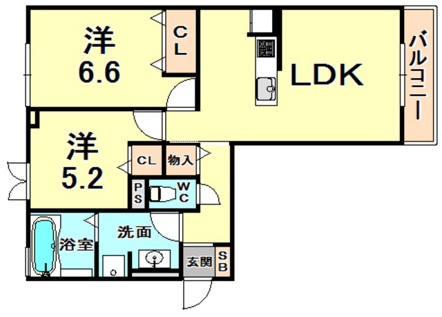 苦楽園COLN 間取り