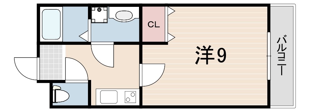 メゾンWO南七松 間取り