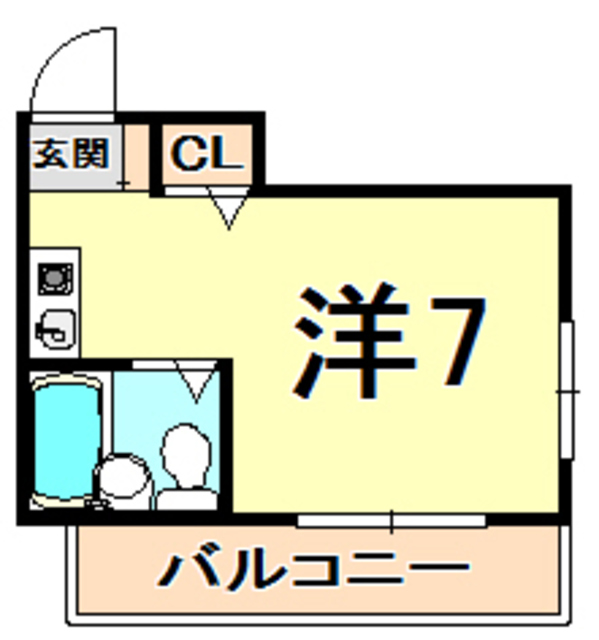 グランディア　甲東園 間取り