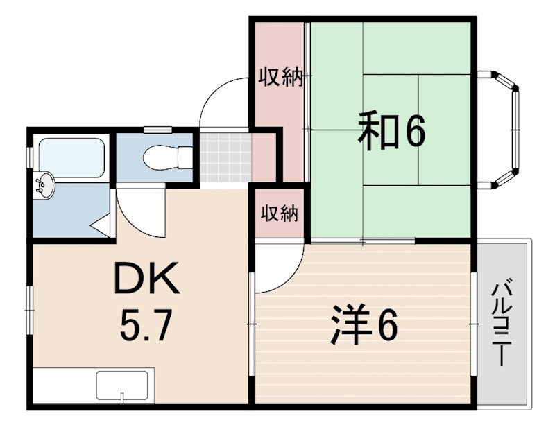 ラフォーレハタⅠ 間取り