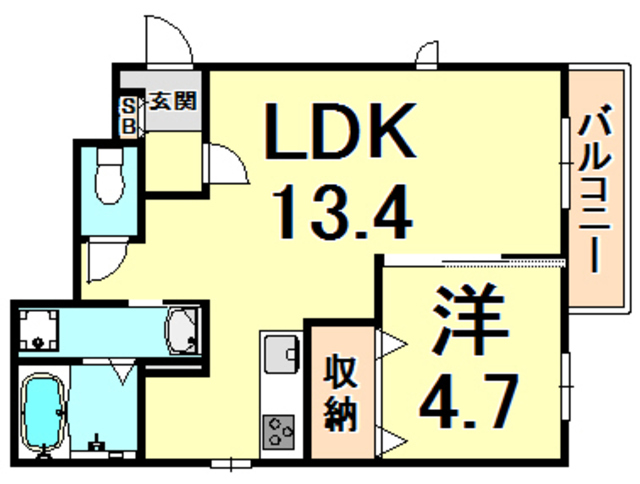 リタ・フレール一番町 間取り