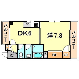 セントラルハイツ国香 間取り