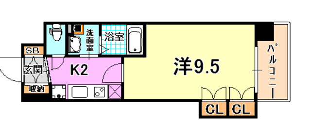 アルファレガロ神戸ウエスト 間取り