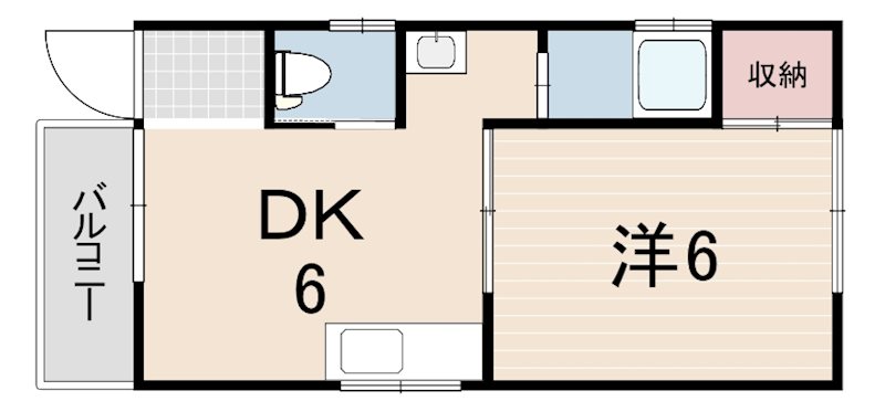灘北キュービック 間取り