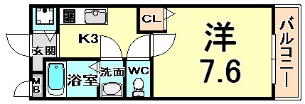 シェリール武庫之荘 間取り