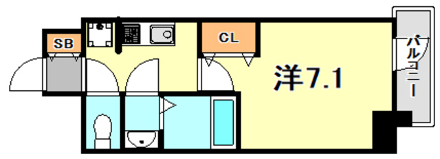 フレシール昭和通 間取り