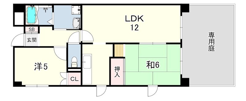 西宮エバーグリーン 間取り