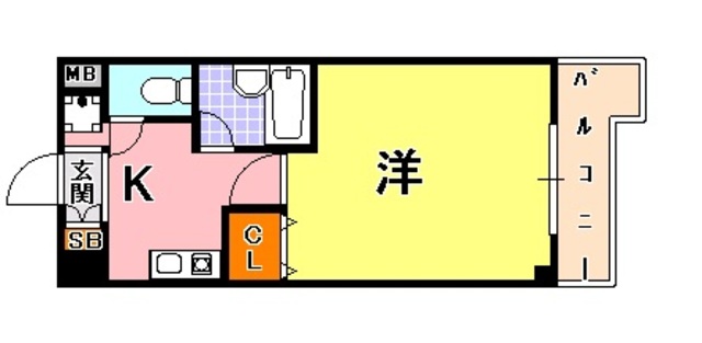 アルパ三宮 間取り