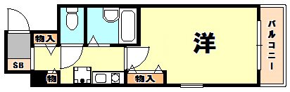 エスリード三宮フラワーロード 間取り