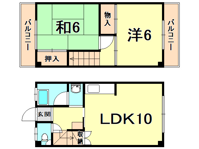 クローバーハウス 間取り