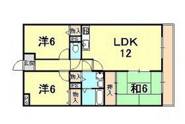 兵庫県西宮市門戸岡田町 間取り