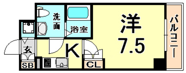 エス・キュート尼崎2 間取り