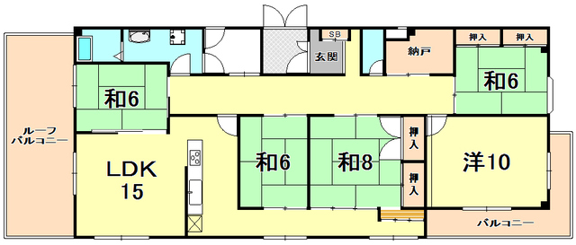 レークヒル1 間取り