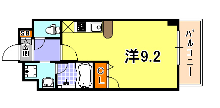 アスヴェル神戸ハーバーサイド 間取り
