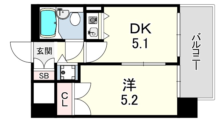朝日プラザ兵庫大開通 間取り