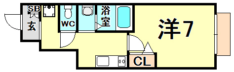 エクレール琴浦通り 間取り