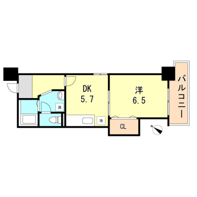 サンクラッソ湊川公園駅前 間取り