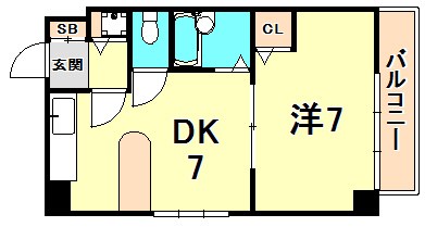 ヴィヴァンデ上甲子園 間取り