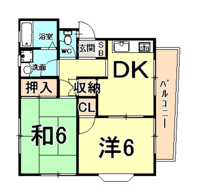 サンサンハイツ 間取り