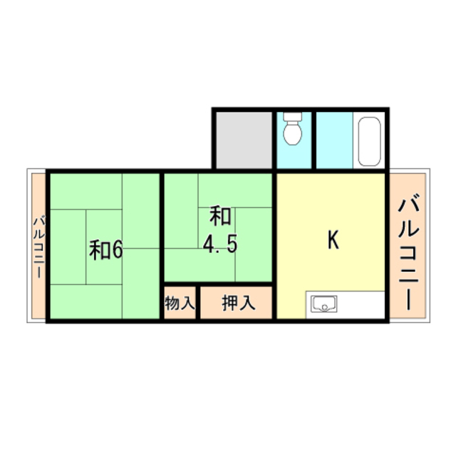コーポヤマモト 間取り