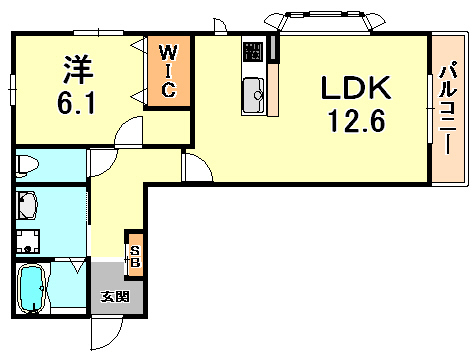 モンテボヌール2 間取り