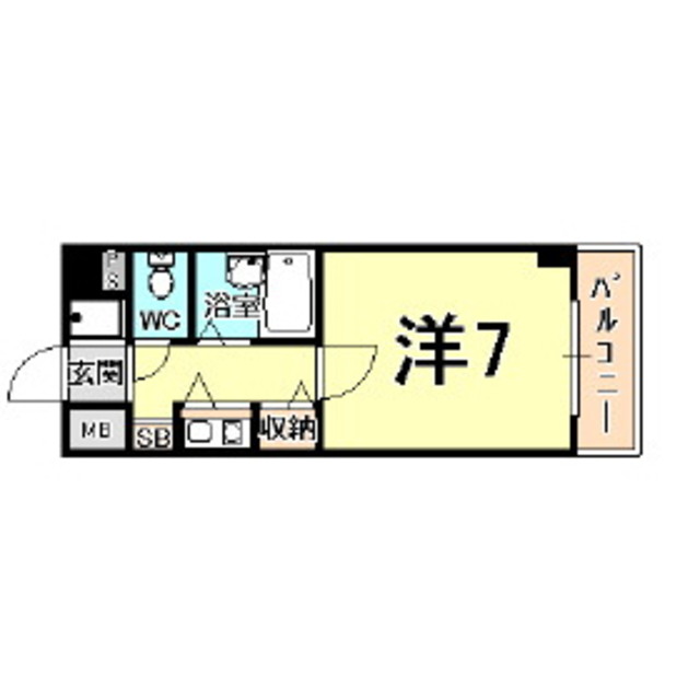 兵庫県西宮市上甲子園１丁目 間取り