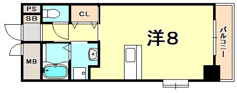 ジアコスモ神戸三宮 間取り