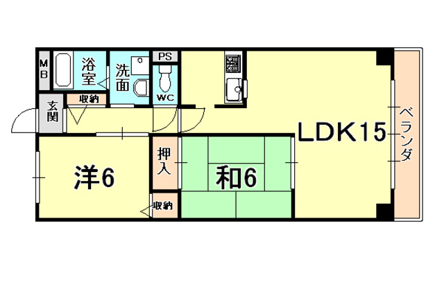 兵庫県西宮市門戸岡田町 間取り