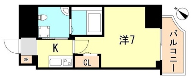 セレニテ神戸元町クレア 間取り