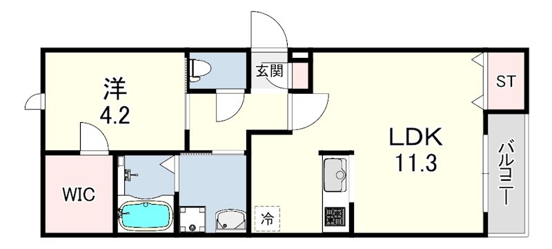 ココングランジュール西宮中須佐町 間取り