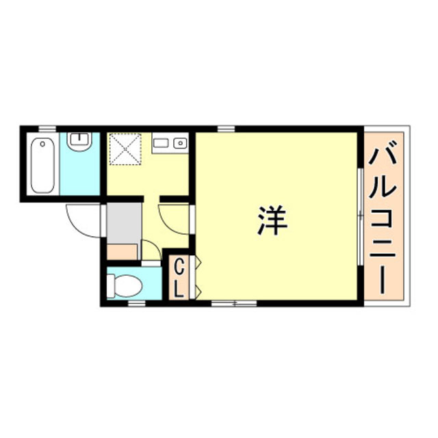ラムール西上橘通 間取り