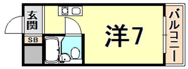 兵庫県西宮市広田町 間取り