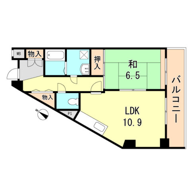 サンリッジ湊川 間取り