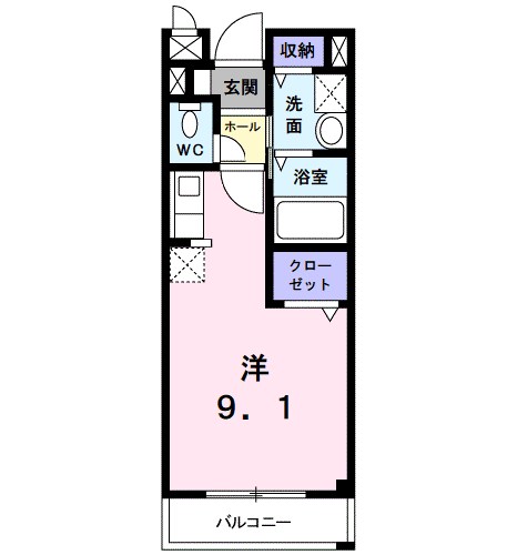 エクレール古結5 間取り