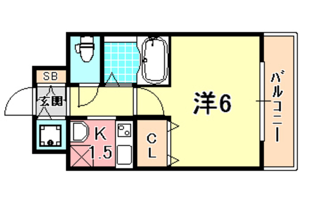ウォームスヴィル神戸元町JP 間取り