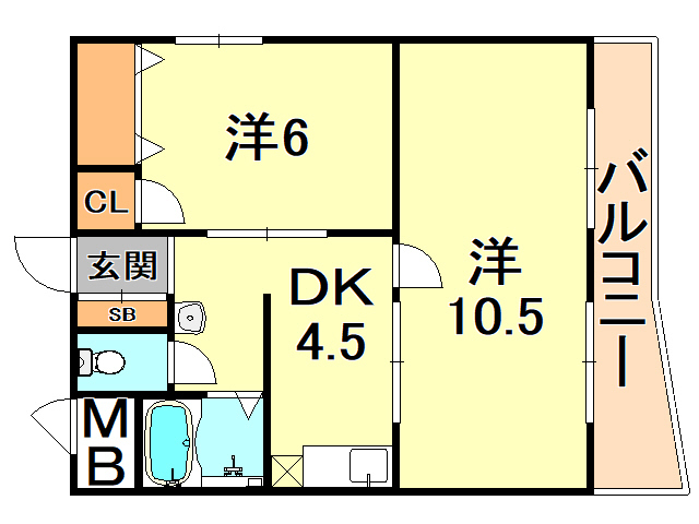 パークハイツ青谷 間取り