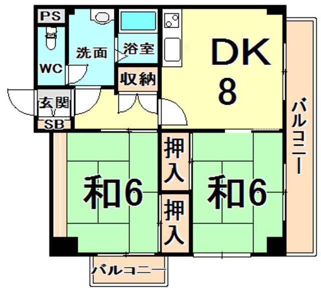 兵庫県西宮市甲子園口３丁目 間取り