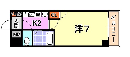 エステムコート新神戸エリタージュ 間取り