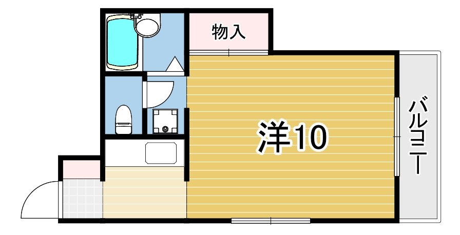 サンハイツ香枦園 間取り